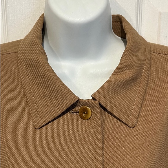Talbots‎ Tan Wool Button Down Lined Blazer Size 16 - Picture 2 of 12
